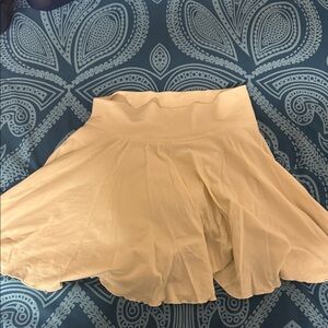 Chic Tan Women's Skater Skirt